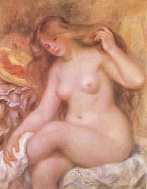 Bather with Long Blonde Hair (mk09)